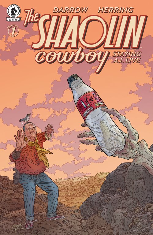 JUST AS THE AMERICAN COMICS INDUSTRY ACTION RESERVES WERE NEARLY DEPLETED GEOF DARROW’S “SHAOLIN COWBOY” RETURNS TO END  AN INFINITE WAR WE THOUGHT HE’D WON COMPLETELY!